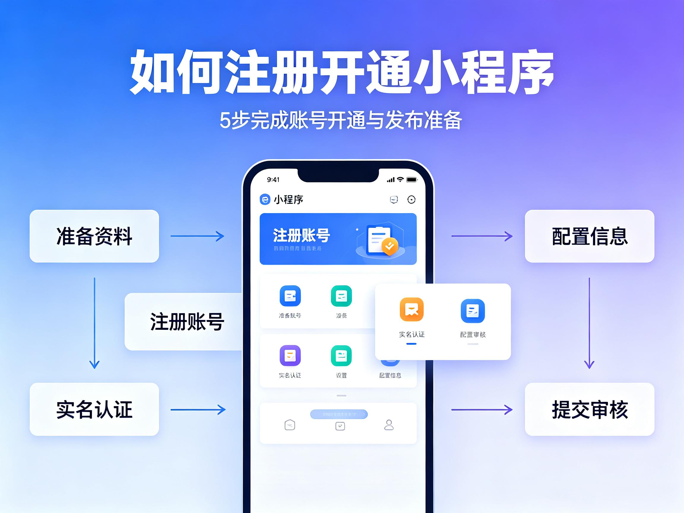 直辖县级|如何注册开通备案一个小程序